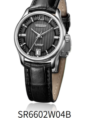罗西尼表SR6602W04B公务系列手表日历防水女表全国联保