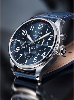 飞亚达FIYTA马赫系列歼20特别款GA881007.WLL多功能自动机械男表