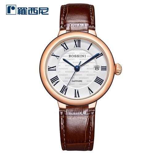 罗西尼表5805G01D典雅复古商务男表原厂正品全国联保