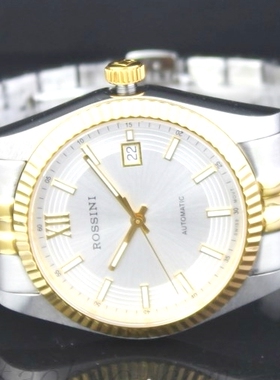 罗西尼表SR5488T01A间金日历瑞士机芯手表自动机械女表全国联保