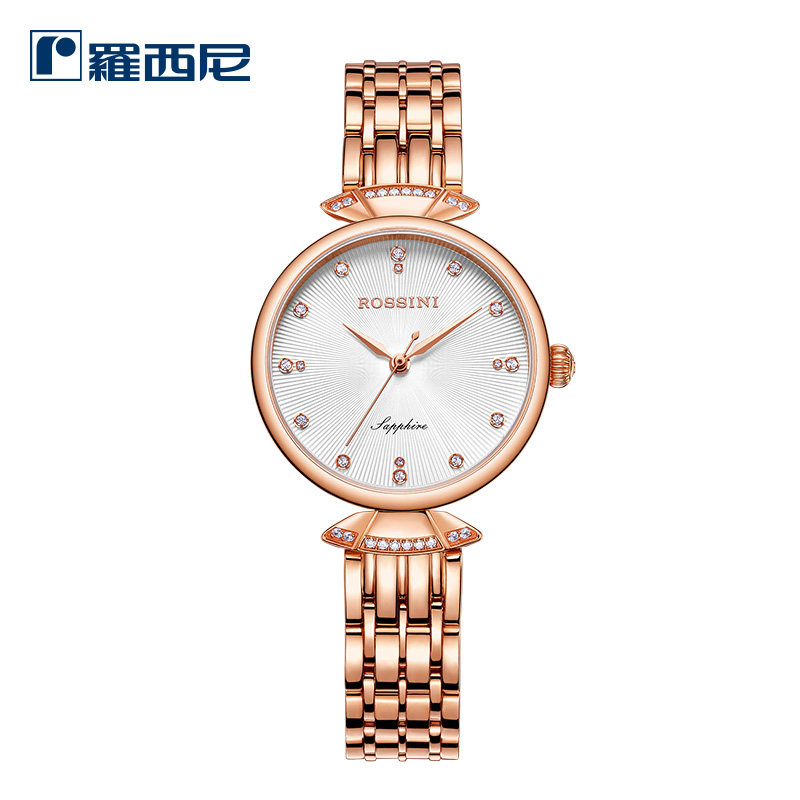 劲爆价原厂发货rossini罗西尼6842g01a时尚小礼裙女表全国联保