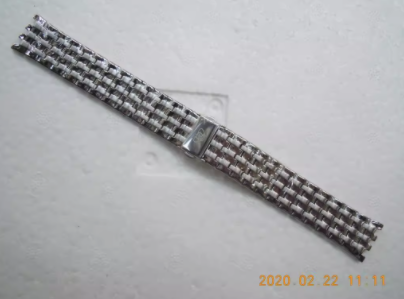 原装天王表带GS3375S/D全新不锈钢超薄男表带