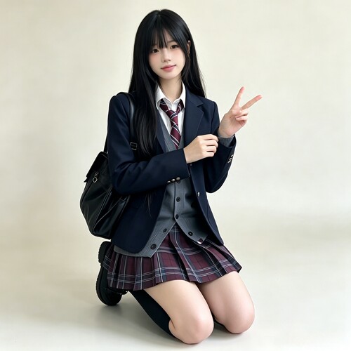 圣研高西装 学院风jk制服三粒扣西服百搭外套工厂直接