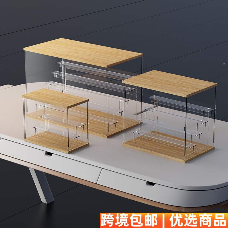 超大容量泡泡玛特收纳展示架亚克力密林古堡娃娃手办盲盒防尘收纳