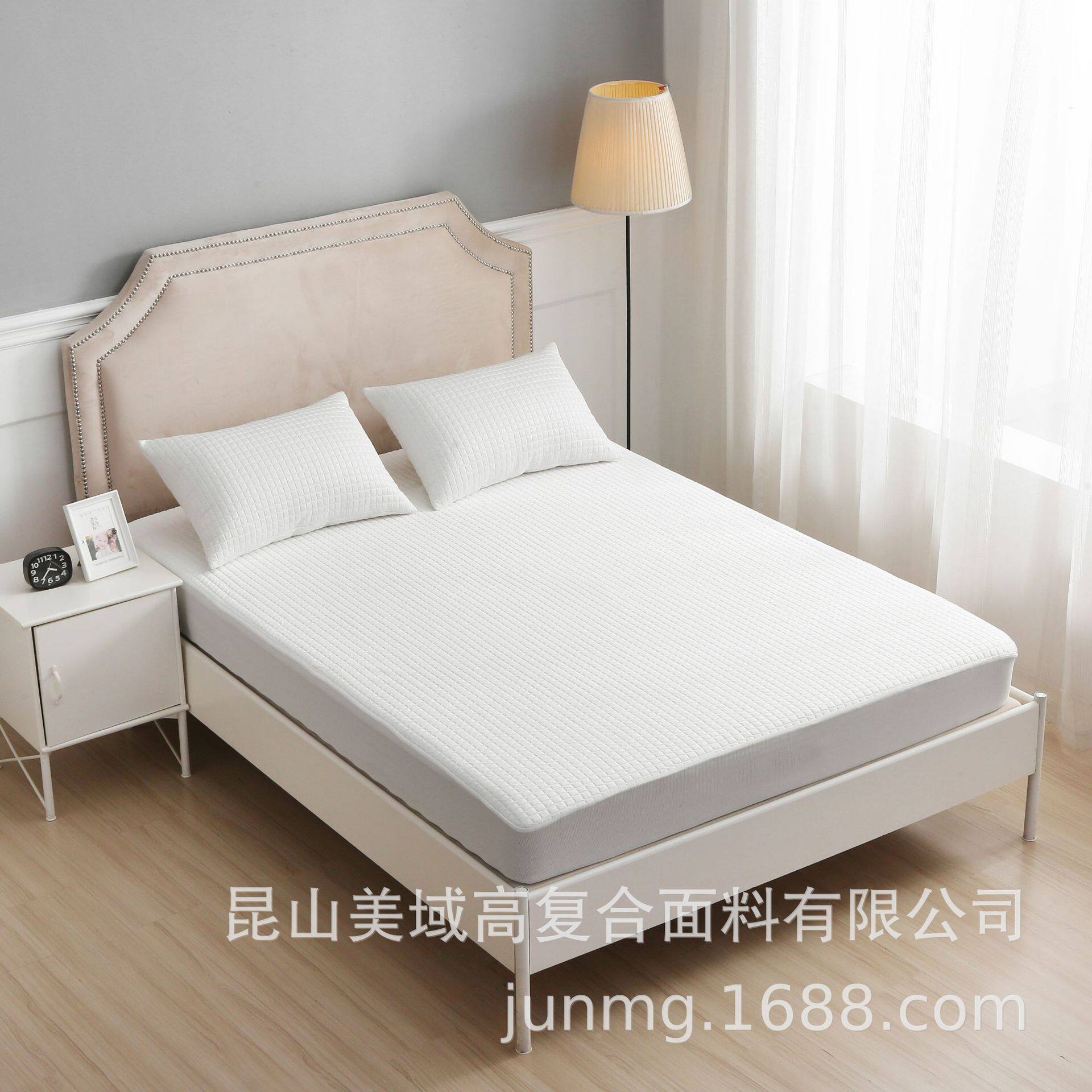 凉感冰丝席梦思保护罩/防水透气/pe高分子聚乙烯纤维护床垫