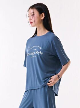 夏薄款凉感T恤衫宽松短袖速干衣