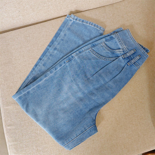 宽松棉质哈伦裤 显瘦老爹裤 萝卜裤 子高腰大码 舒适透气老爹裤 春秋款