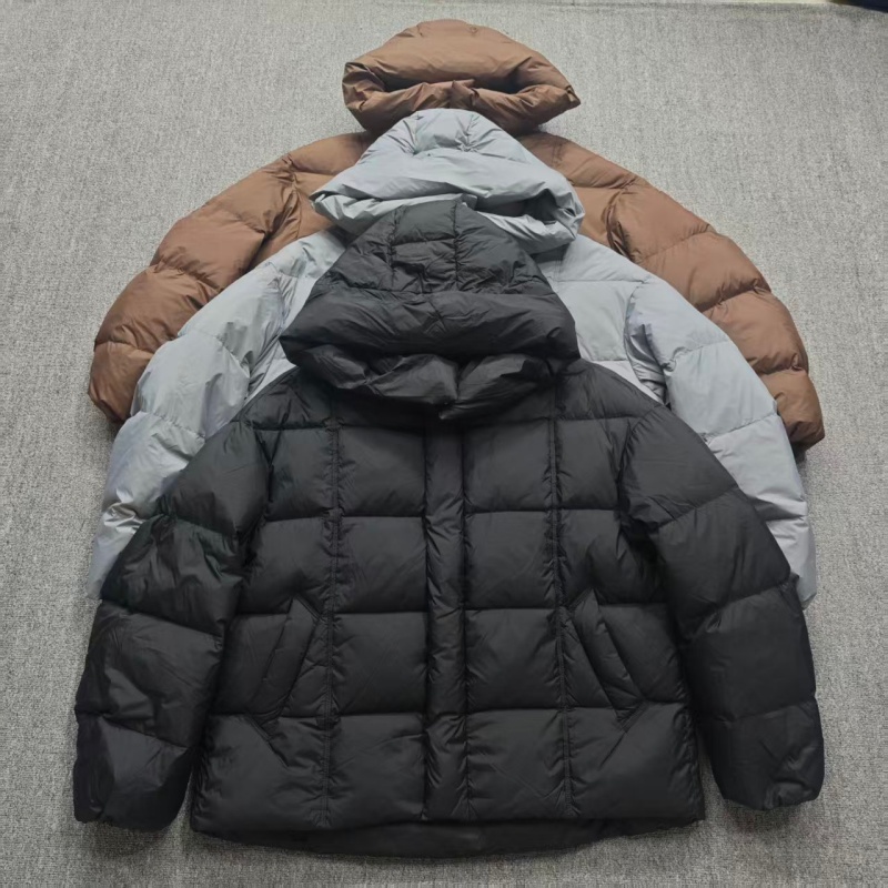 连帽白鸭绒服新款加厚保暖面包服