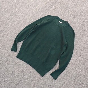 德国单半高领秋冬大码打底毛衣厚实保暖直筒百搭女长袖针织毛衫女