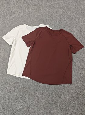 夏日圆领凉感速干冰丝遮肉T恤衫