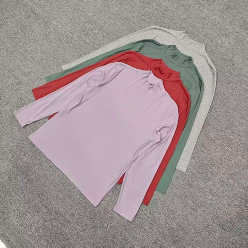 春秋冬莫代尔半高领舒适T恤上衣