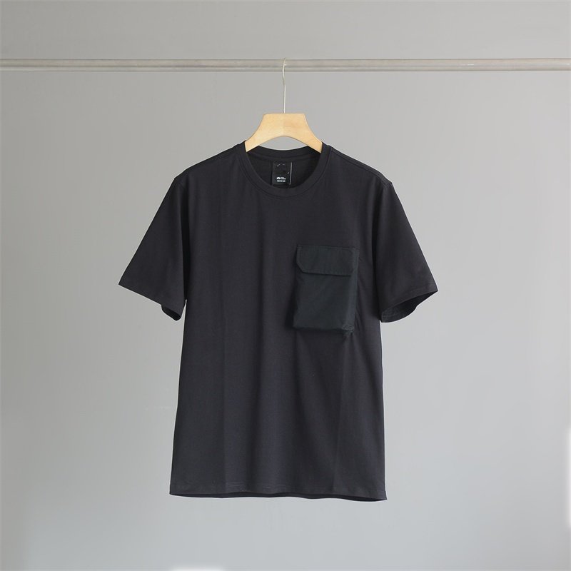 夏日新品圆领大码宽松户外露营上衣纯棉透气汗衫潮流情侣短袖T恤