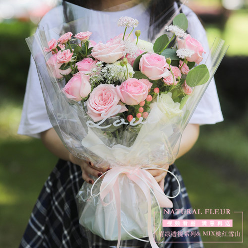 上海花店同城送花朋友玫瑰花束