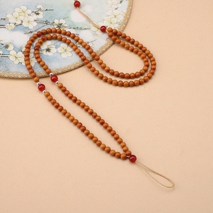 原创橄榄核项链挂绳吊坠配绳配链玉器蜜蜡毛衣链挂坠绳新中式高档