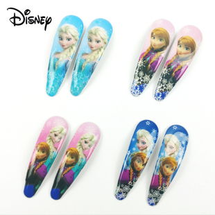 儿童发饰发夹韩国 正品迪士尼冰雪奇缘frozen公主BB夹女童头饰品