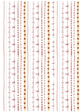 【未裁剪】水彩拉条 自制手帐贴纸 A4和纸不干胶打印
