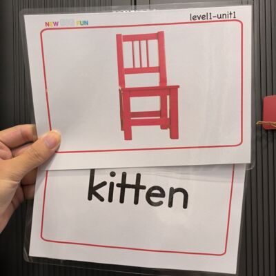 newbigfun闪卡双面塑封早教培训