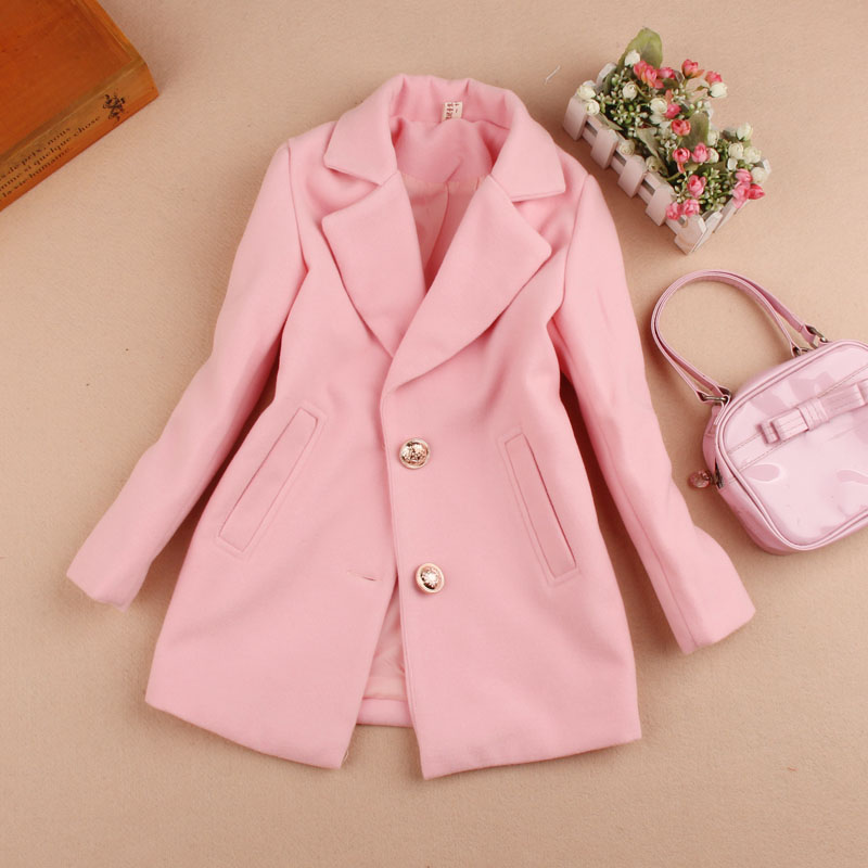 Manteau pour fille en laine - Ref 2162420 Image 4