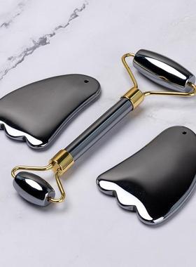 本命年太赫兹能量石脸部按摩器刮痧板蘑菇头多晶硅矿石按摩仪礼物