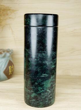 本命年真品玉石藏玉药王石杯子随手玉茶杯藏玉茶具药王石功夫水杯