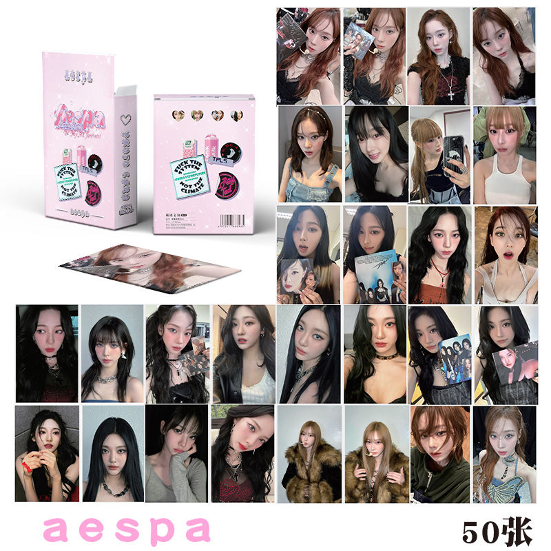 IVEseventeenBLACKPINK镭射小卡