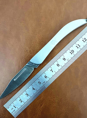 正品三刃木小刀户外折叠刀水果刀随身便携开箱刀精致钥匙扣挂件刀