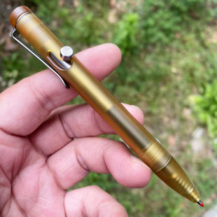 2080型紧凑款 傲雷Ultem进口PEI钛合金手写中性笔签字笔拉栓枪栓笔