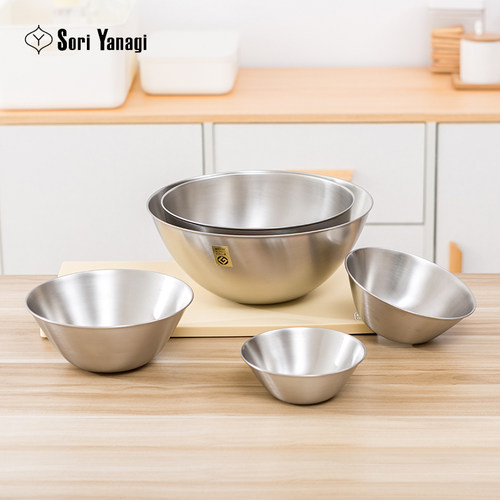 柳宗理日本进口304不锈钢料理盆