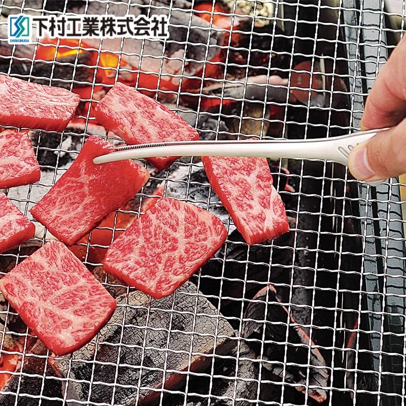 日本进口下村烧烤夹厨房不锈钢食品夹子牛排夹长食物夹煎炸烤肉夹,厨房/烹饪用具,烧烤夹/叉/铲/针,淘宝优惠券,粉丝福利购,淘宝优惠卷