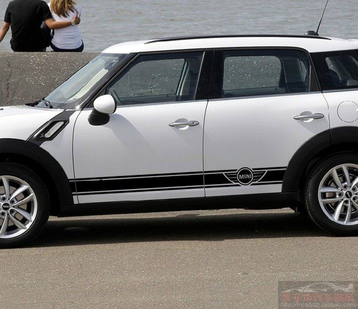 宝马迷你拉花车身贴