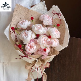 手工桑皮纸 原浆纸树皮纸 鲜花花束包花纸手工DIY礼品包装纸材料
