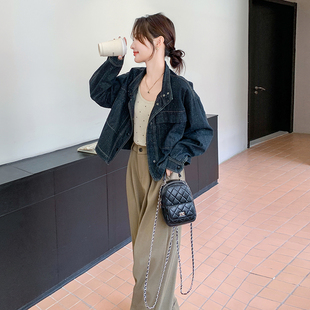 独特设计感复古女休闲洋气炸街韩系短外套上衣港风6028P140K208