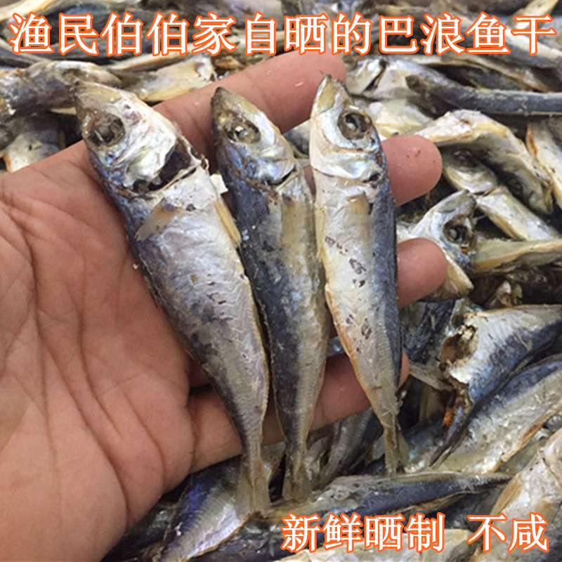 阳江特产巴浪鱼干咸鱼干 风干波浪鱼干淡盐足干海产干货 500克装