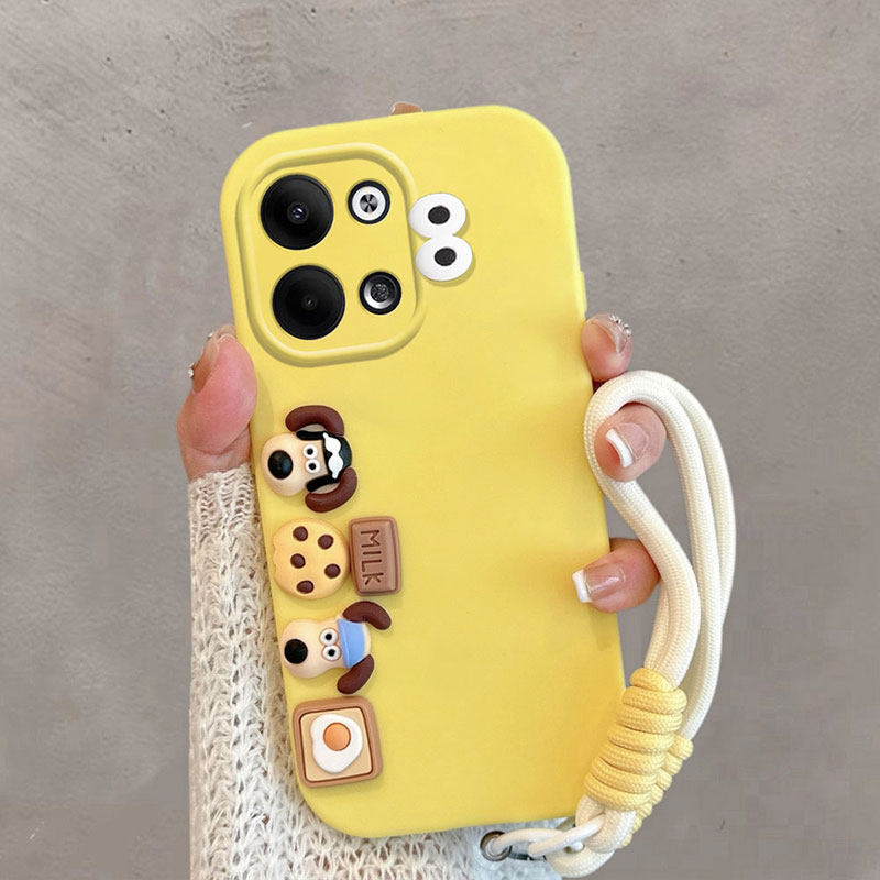 适用于opporeno9手机壳reno9pro5g卡通小狗可爱phm110立体pgx创意0pp0加95g+加新款全包防摔手绳保护套软壳女