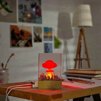 创意奥本海默原子弹小夜灯摆件