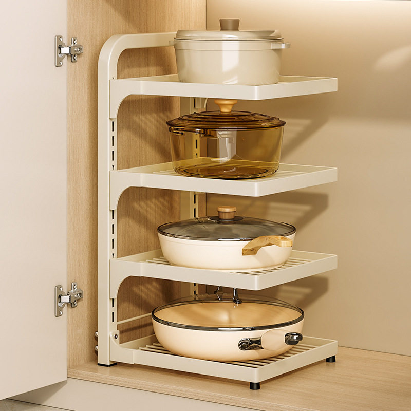 厨房锅具收纳架橱柜内分层置物架落地多层台面下水槽锅架子放锅架,厨房/烹饪用具,抹布架/厨房清洁收纳架,淘宝优惠券,粉丝福利购,淘宝优惠卷