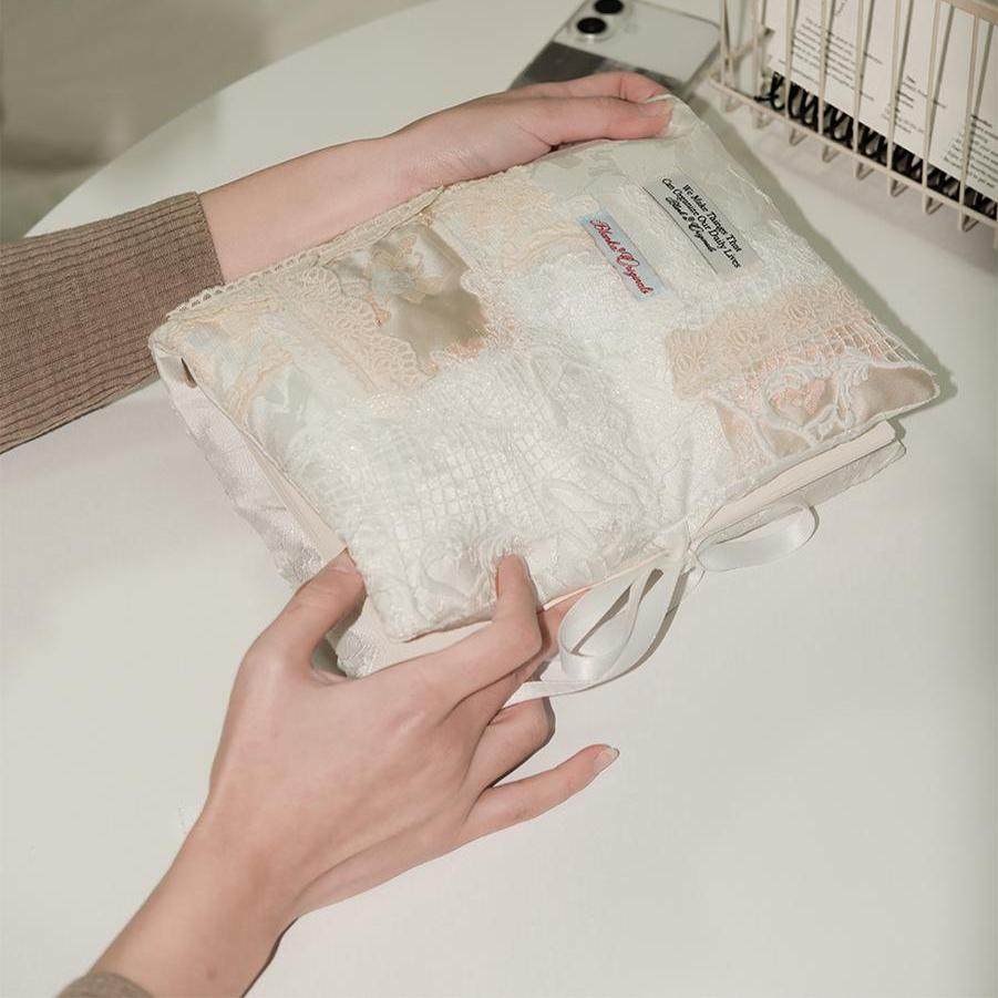 重工浪漫蕾丝新中式A5手帐书皮