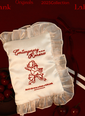 BlankLabel·法式刺绣浪漫风小天使拼贴A6手帐卡册书皮相册活页夹