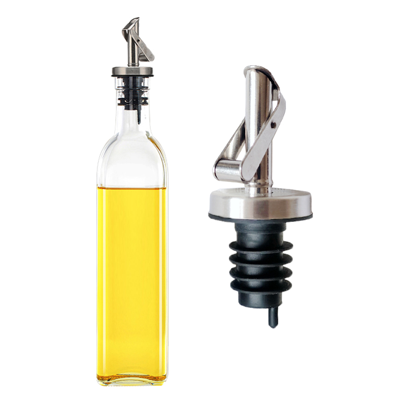 酱油瓶不锈钢防漏导流嘴自动开合