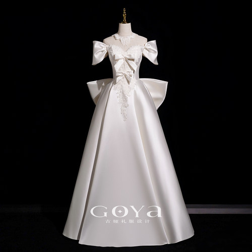 法式简约高级轻纱新娘出门纱高级