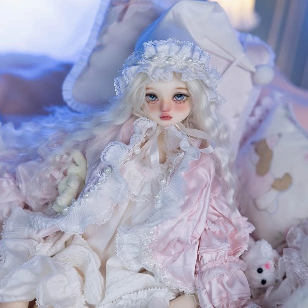 thumbnail for AEDOLL sleepy eyes open eyes sleepy eyes 4 points BJD doll official genuine SD female doll doll ornament handicraft doll