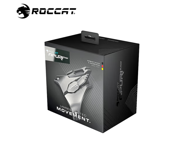 冰豹德国ROCCAT APURI-RAW天蝎豹桌面集线器游戏专用鼠标线夹库存