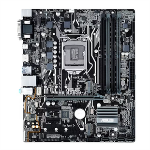 华硕 机主板LGA1151针脚 prime A台式 DDR4 B250M Asus