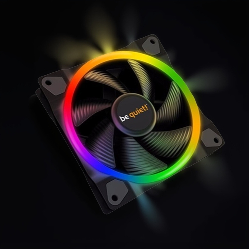 必酷带灯120mm高速三联包风扇