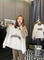 EUROPEAN WINTER NEW VELVET THICKENED SMALL MAN FAKE TWO SWEATSHIRT WOMENS PULLOVER LOOSE CASUAL LETTER TOP TIDE