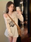 SUNSCREEN SMOCK DESIGN TOP SUMMER WOMENS LOOSE HOT GIRL CHIC LUXURY AMERICAN RETRO LONG-SLEEVED T-SHIRT