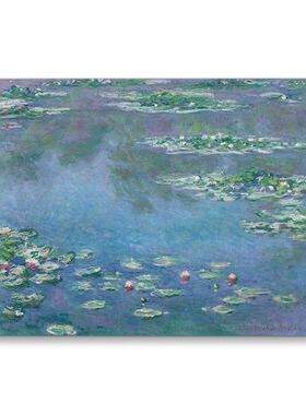 适用于苹果笔记本macbook pro air 13.3 12 15.4 保护壳 睡莲油画