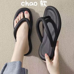 EVA人字拖鞋女夏外穿面包夹脚沙滩鞋浴室洗澡防臭防滑轻便凉拖鞋