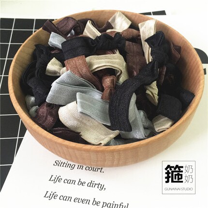 50根一包继承者们韩国韩式原创发饰皮筋扎头发圈发绳头绳手链