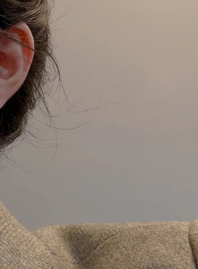 2023爆款气质温柔风滴釉爱心耳饰轻奢小众高级感百搭耳环女春夏新